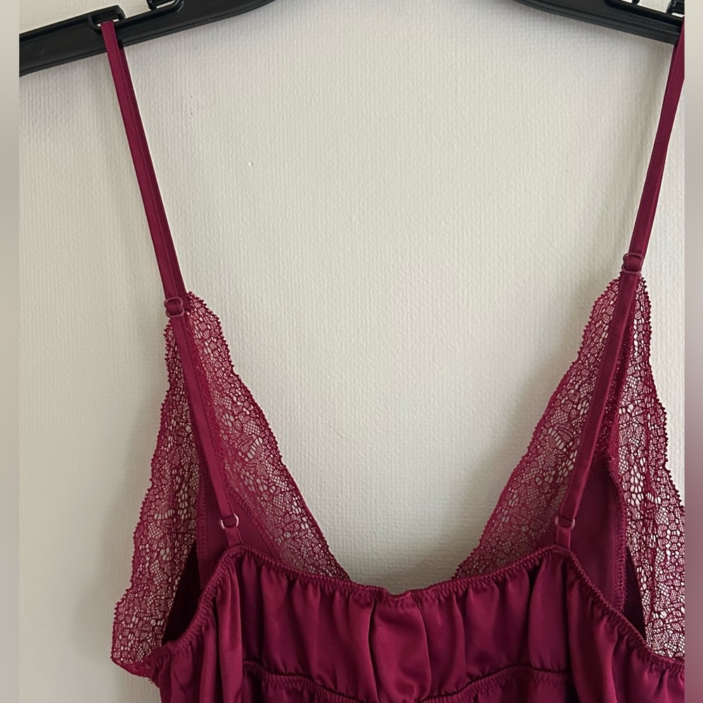 VICTORIA’S SECRET Babydoll Lace Trim Y2K Cami Top Fairy Grunge Whimsigoth Size M - Picture 11 of 13